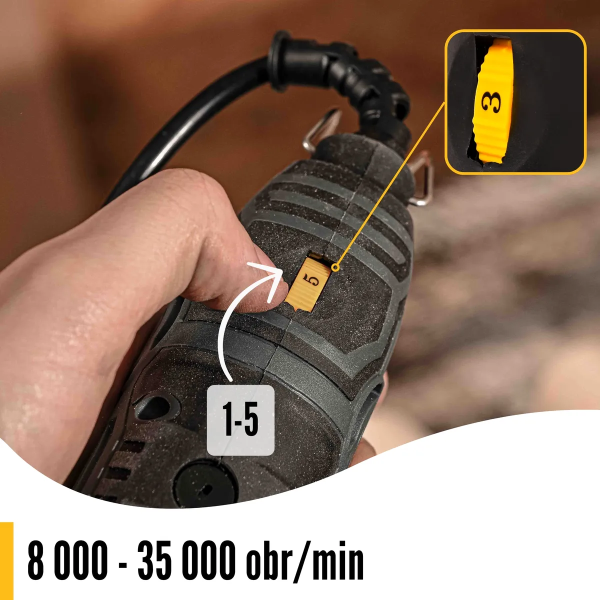 mini szlifierka_frezarka_BESTEN_BE0002889 regulacja obrotów 8000-35000 obr/min